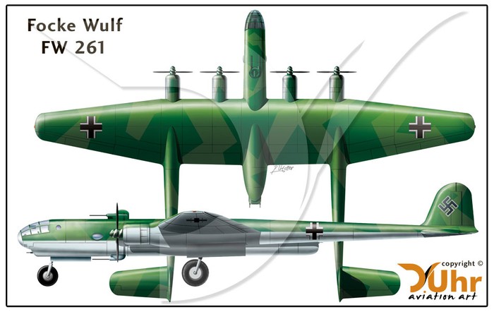 Focke-Wulf Fw 261 (hình hoạ)